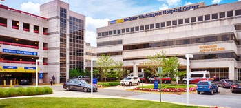 Entrance to the Physicians Office Building at MedStar Washington Hospital Center, Washington DC