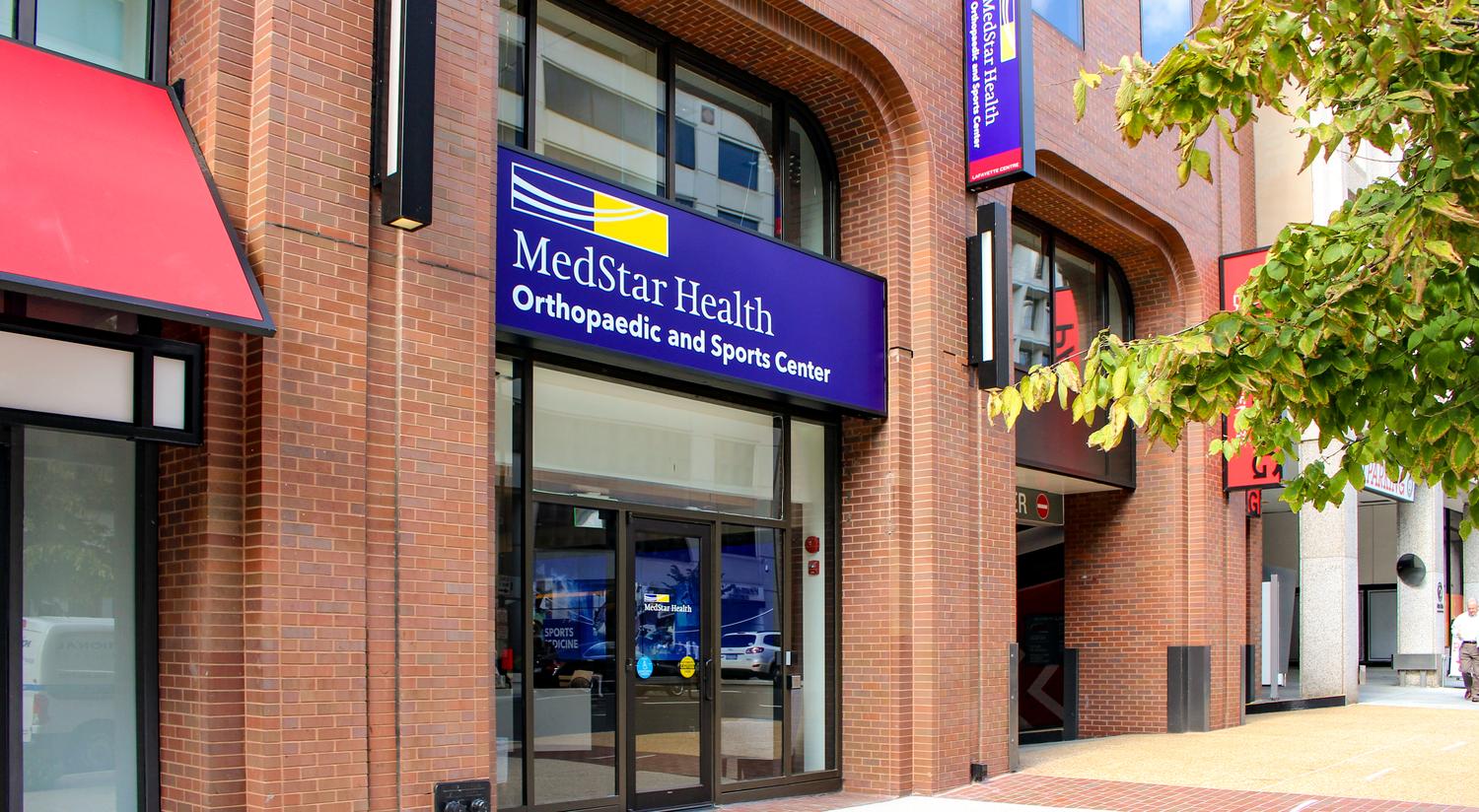 MedStar骨科运动医学和物理治疗地点位于华盛顿特区的拉斐特中心