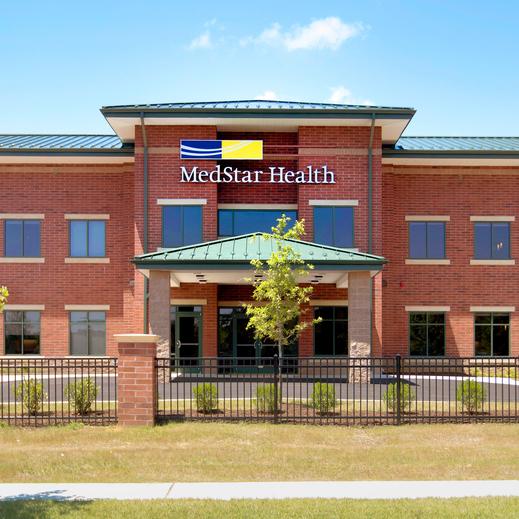 A red brick building with a green metal roof is the location for MedStar Health multispecialty medical center in Brandywine.