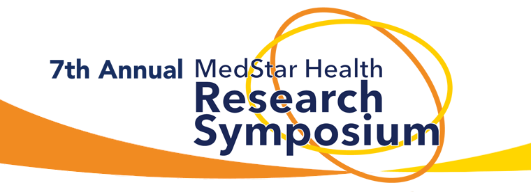 MedStar Health 7th Annual Symposium Logo - orange and yellow circles with a swoosh