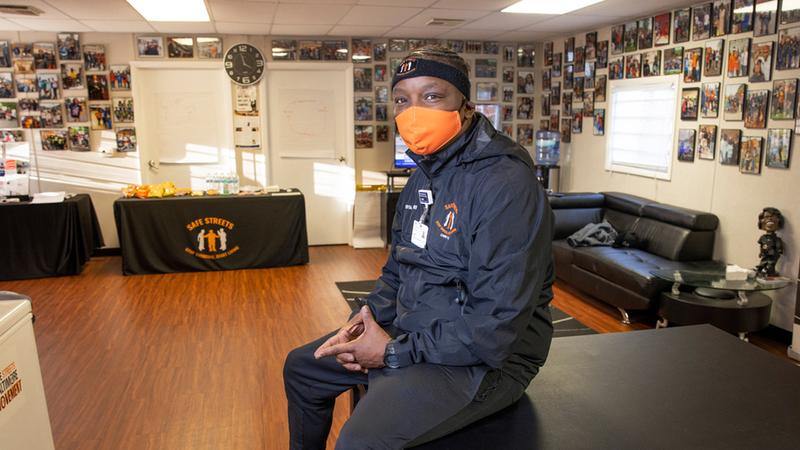 Keith Brown, a Safe Streets hospital responder and lifelong resident of Cherry Hill in Baltimore.