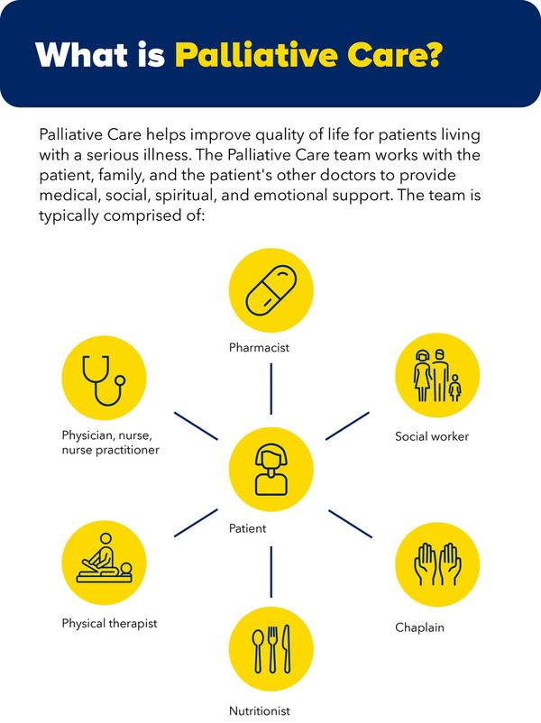 Palliative care infographic