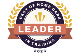 2023 Best of Home Care - Leader In Training award badge