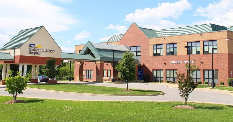 Exterior of MedStar St. Mary's Hospital Outpatient Pavillion