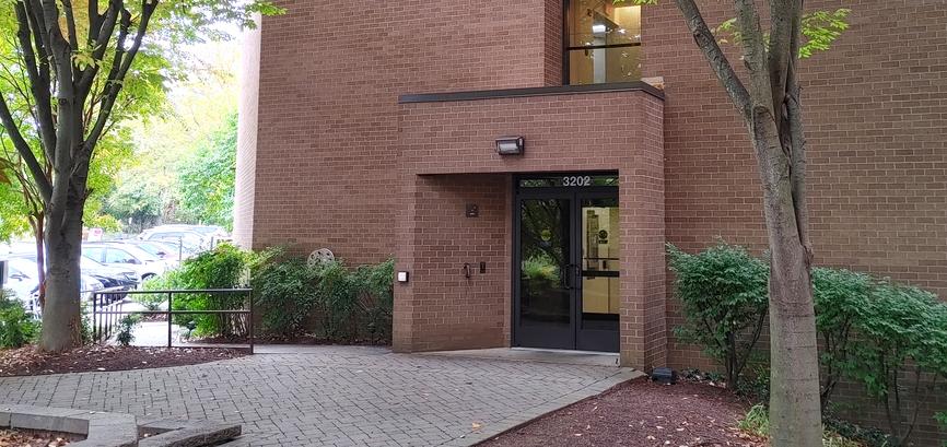 MedStar Health Radiology at Rockville is located on the first floor of a red brick office building.