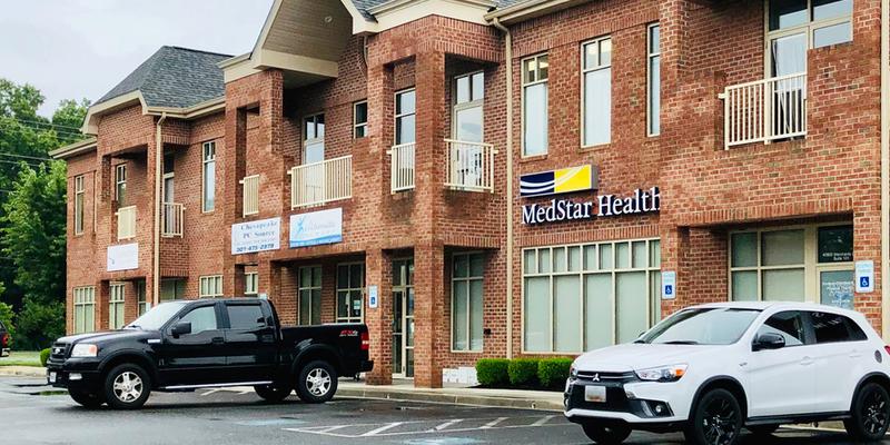 Exterior of the Women's Specialty Center at Leonardtown, MD. 