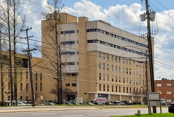 MedStar Health Surgery Center at Takoma Park is located in a large yellow brick medical office building.