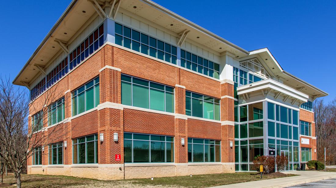 MedStar Health Primary Care at White Plains is located in a 3-story brick and glass office building.