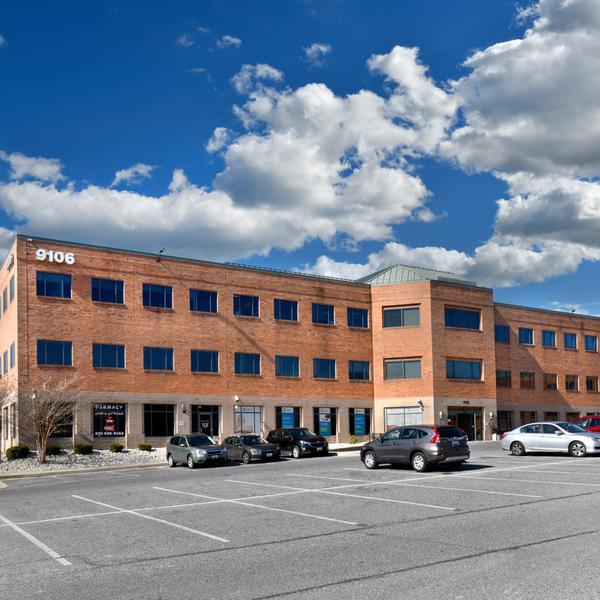 The MedStar Health Baltimore Preventive Medicine Center is located in a red brick office building on Philadelphia Road.