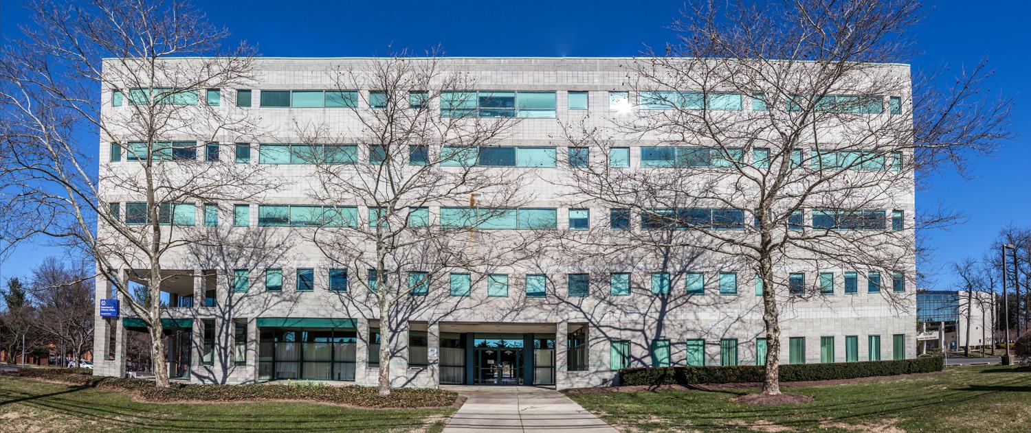 Concrete and glass office building where MedStar Primary Care at Camp Springs, Maryland is located.