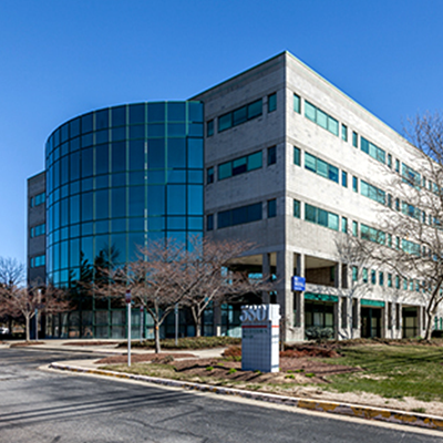Concrete and glass office building where MedStar Primary Care at Camp Springs, Maryland is located.
