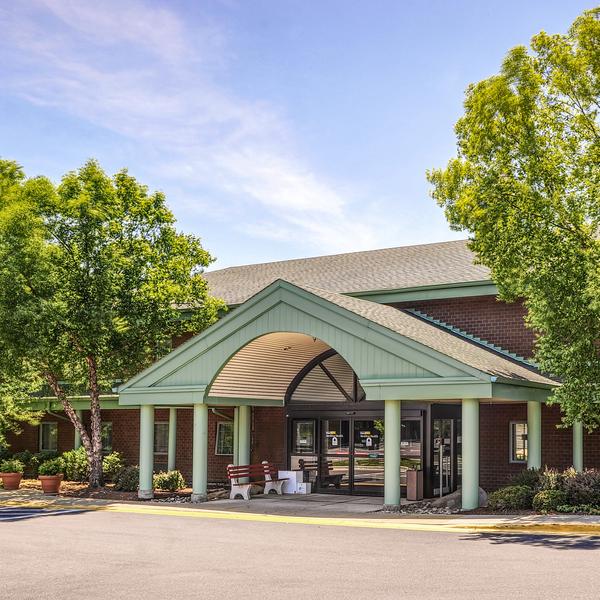 Front entrance to MedStar Health at Leisure World in Silver Spring, Maryland.