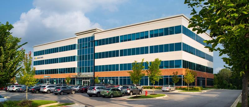 MedStar Health Primary Care at Annapolis is located in a brick, concrete and glass building with a blue awning.