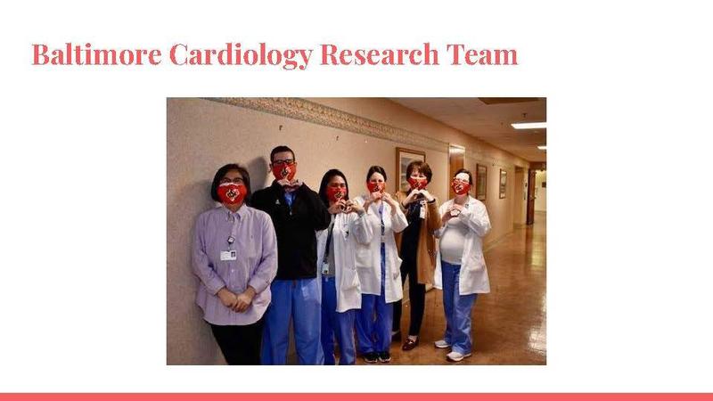 Associates at MedStar Health dressed in red for February heart health month.