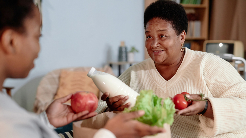 Community Health Advocates help with the Hungry Harvest program at MedStar Health.