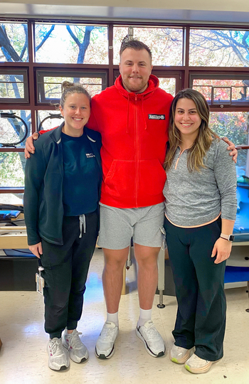 Dominic Norris underwent rehabilitation at MedStar Health.