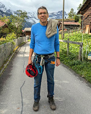 Brian Farrell enjoys his gardening hobby outdoors after undergoing treatment for prostate cancer at MedStar Health.