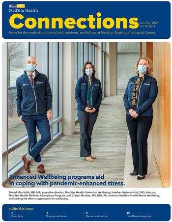 Connections Magazine cover - publication from MedStar Washington Hospital Center