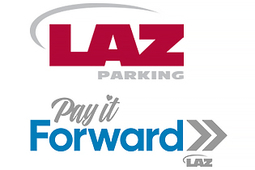 LAZ Parking Payit Forward logo