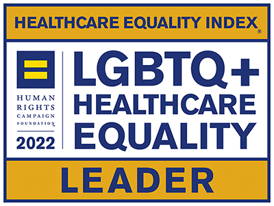 LGBTQ+ Healthcare Equity Leader Award Badge