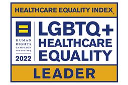 LGBTQ+ Healthcare Equity Leader Award Badge