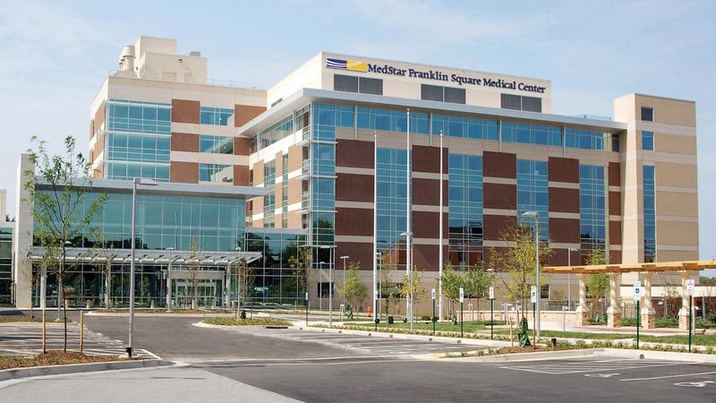 Entrance to MedStar Franklin Square Hospital building