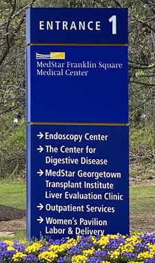 Entrance to MedStar Franklin Square Medical Center