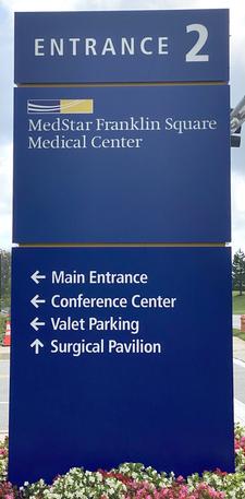 Entrance to MedStar Franklin Square Medical Center