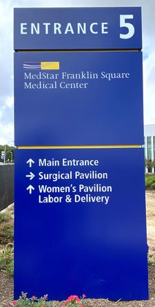 Entrance to MedStar Franklin Square Medical Center