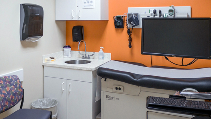 Patient room at MedStar Franklin Square Medical Center - Medical Arts building