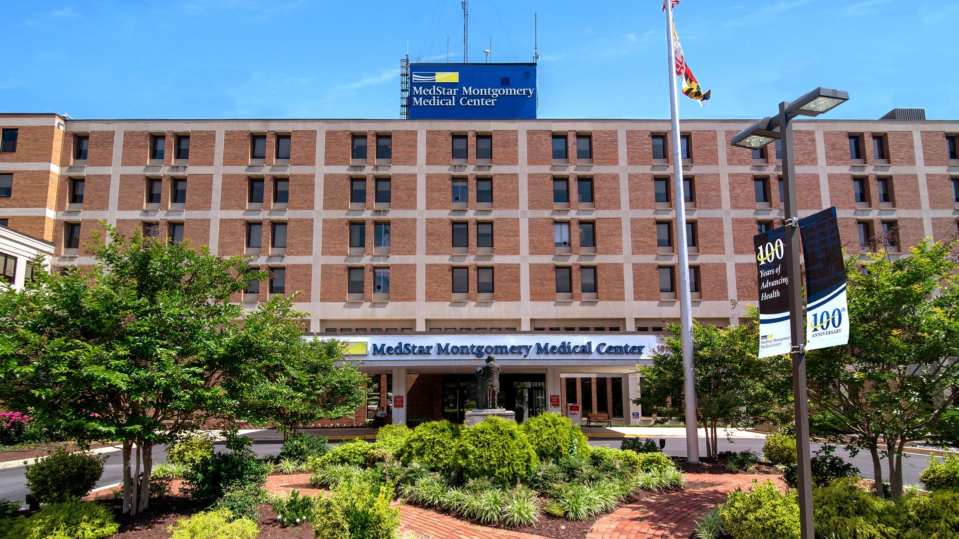 MedStar Montgomery Medical Center front entrance