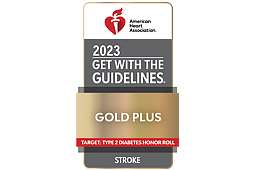 2023 American Heart Association's Get With The Guidelines award logo