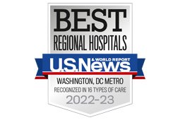 2022-23 MWHC - Best Regional Hospitals, Washington DC Metro regognized in 16 types of care - US News and World Report
