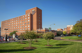 Exterior of the East Building at MedStar Washington Hospital Center