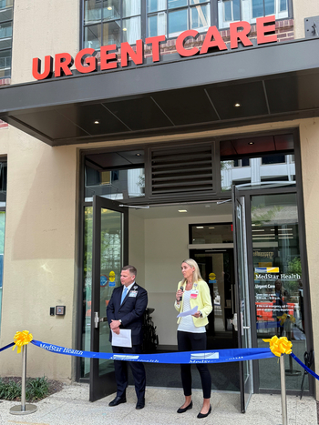 MedStar Health Urgent Care in NoMA is located on the first floor with street-level access.