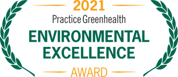 Practice Greenhealth - Environmental Excellence Award - 2021