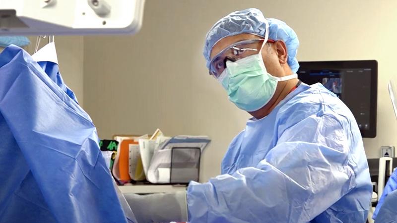 Dr Anand Murthy performs surgery at MedStar Health.
