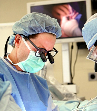 Dr. James Higgins performs hand surgery at the Curtis National Hand Center at MedStar Health.