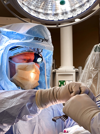 Dr. Mark Hasenauer performs surgery at MedStar Health.