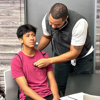 MedStar Health partners with Under Armor to provide sports physicals for Baltimore student athletes.