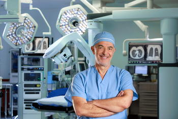 Environmental portrait of Dr. Marc Margolis at MedStar Health.