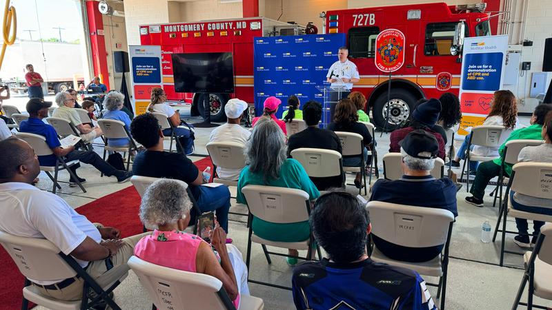 Members of Alpha Kappa Alpha sorority hosted a community CPR/AED training event.