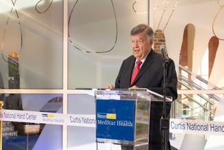 MedStar Health unveils the Curtis National Hand Center expansion project.