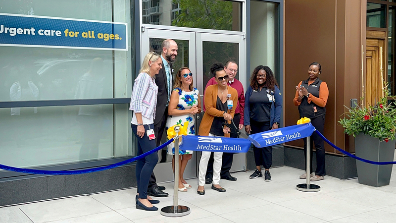 MedStar Health celebrated the grand opening of a new Urgent Care location at Navy Yard in Washington DC on August 19, 2024.