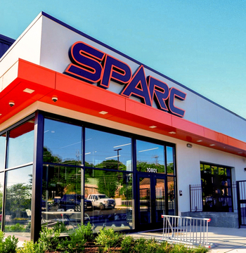 Exterior of the MedStar Health physical therapy and training gym at  Rhode Island Ave,Beltsville, Maryland.