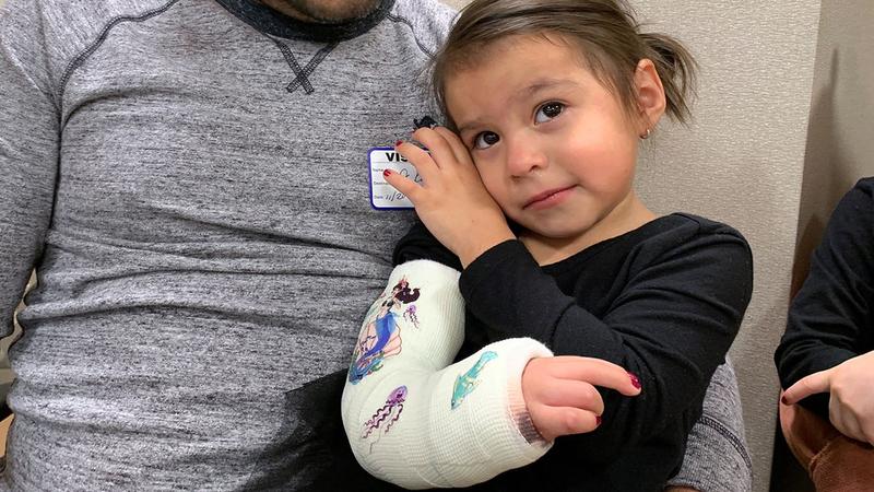 Julianna underwent successful surgery at the Curtis National Hand Center at MedStar Union Memorial Hospital.