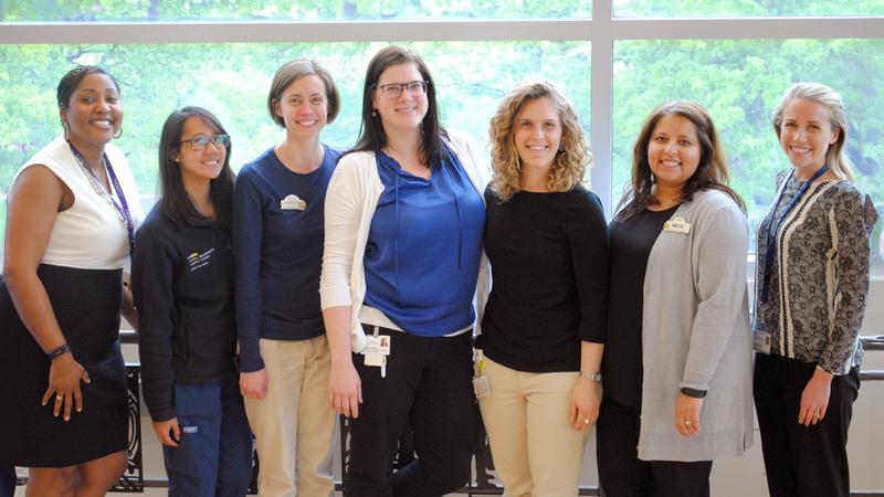 Staff from MedStar National Rehabilitation Hospital pose for a group photo.