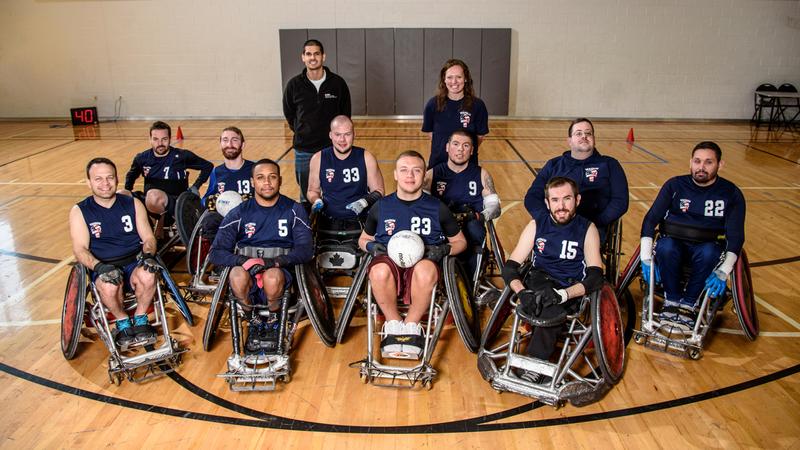 Rugby is one of the sports offered by MedStar Health's adaptive sports and fitness program at MedStar National Rehabilitation Hospital in Washington DC