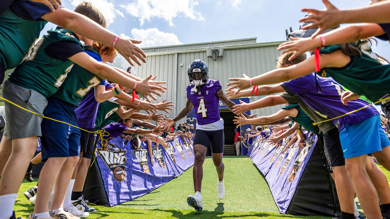 The Ravens RISE partnership program with MedStar Health provides resources to youth athletes.
