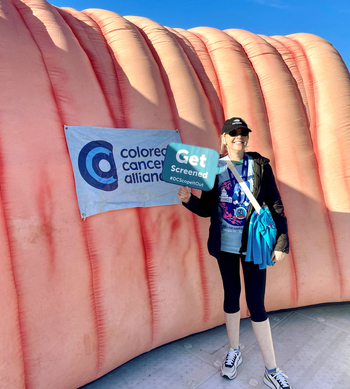 Allison Solomon underwent successful treatment for colon cancer at MedStar Health.